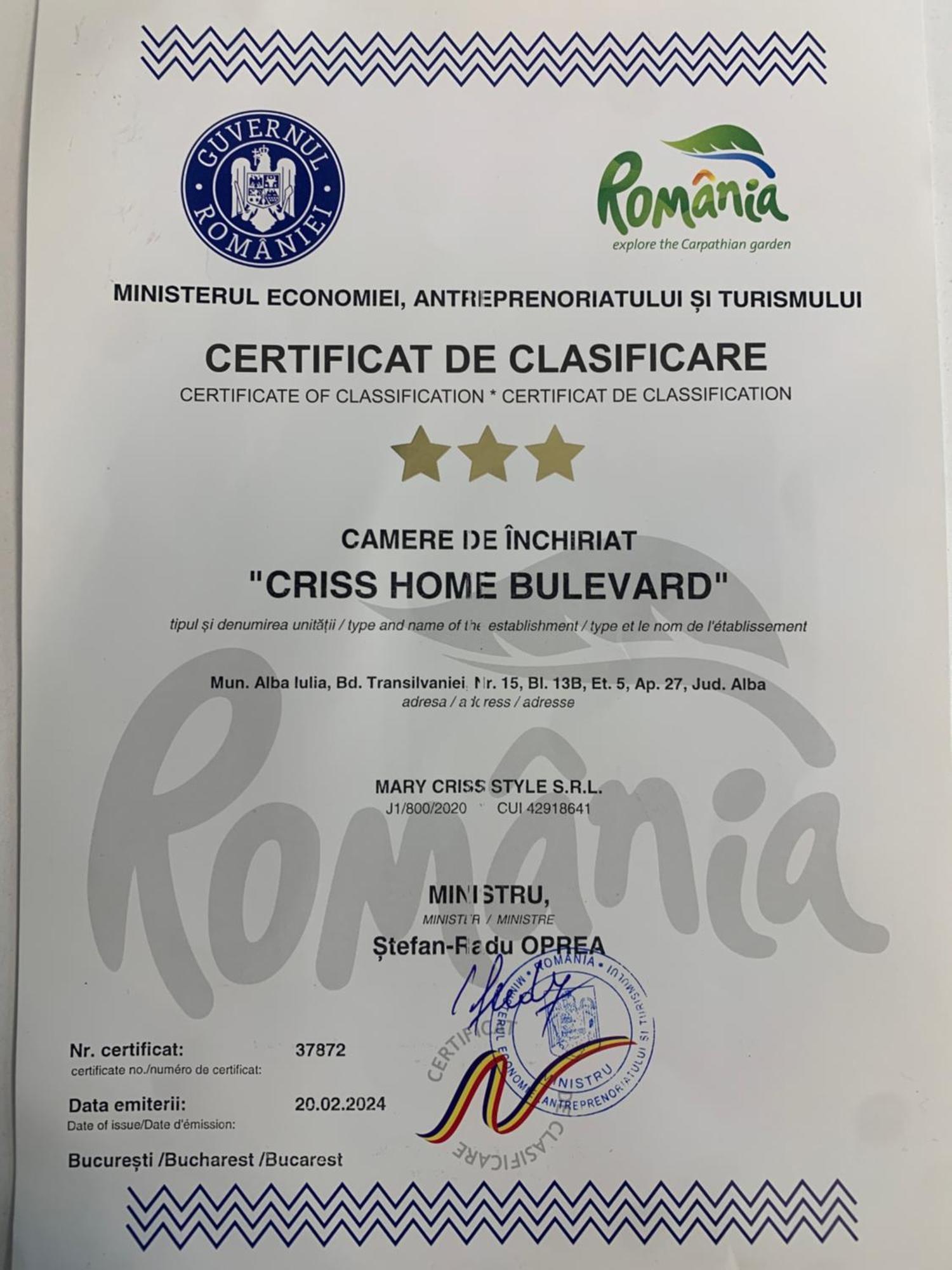 Criss Home Bulevard Alba Iulia Dış mekan fotoğraf